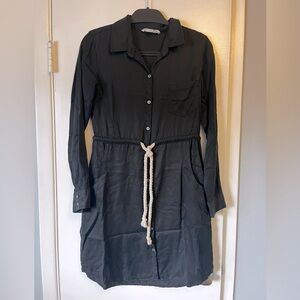 Lovestitch long sleeve button down dress